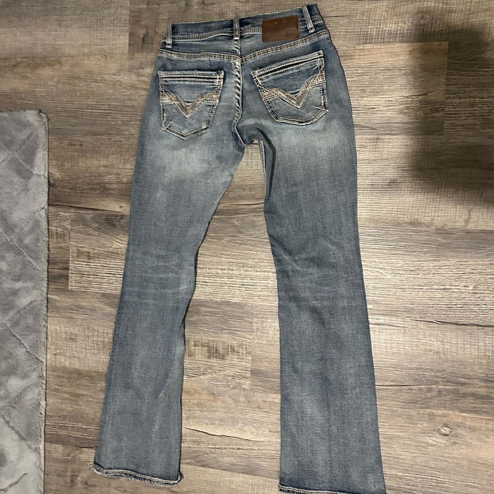 Men Buckle Jeans